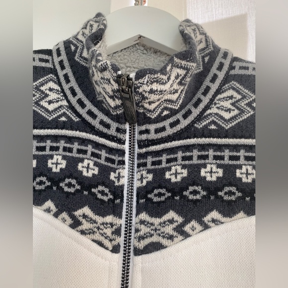 Spyder Active Sports Women's Bella Full Zip Sweater White and Grey Size Medium - Picture 7 of 16